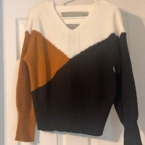 FCT with Love Colorblock V-Neck Sweater